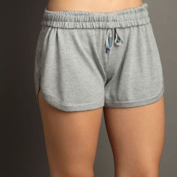 Lemon Cozy Cashmere Lounge Shorts - Picture 3 of 6